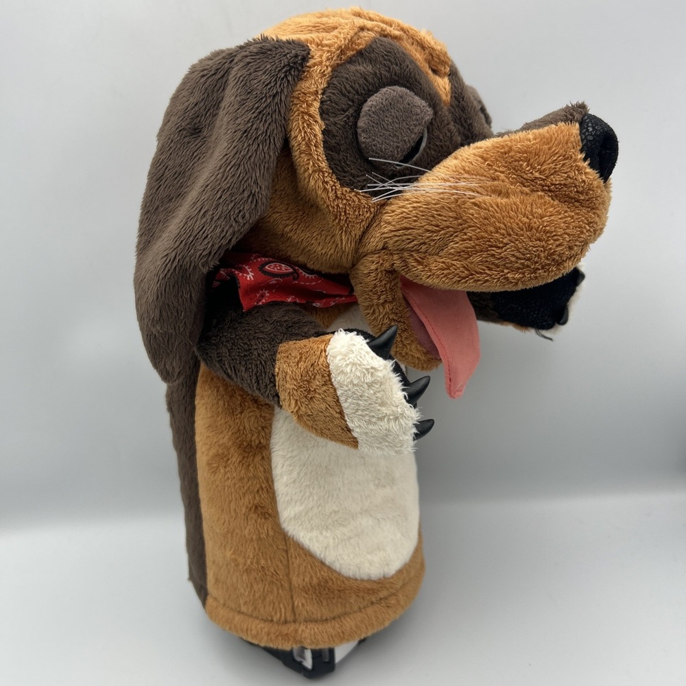 Folkmanis Puppet Basset Hound Dog Stage Hand Golf Driver Cover Cowboy Pretend